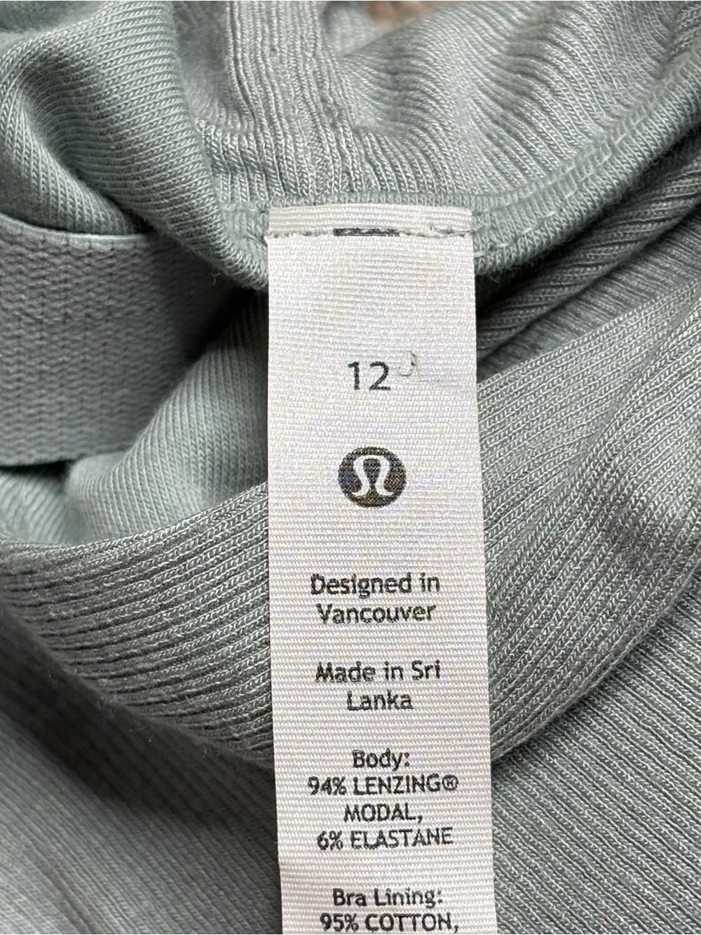 Lululemon Ribbed Micro-Modal Tank Top - Picture 5 of 5